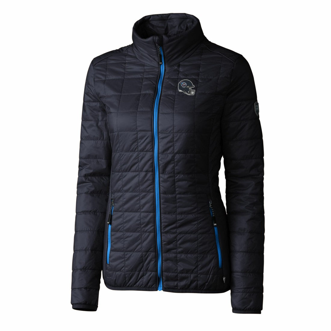 Tennessee Titans Cutter & Buck Women's Helmet Logo Rainier PrimaLoft Eco Insulated Full-Zip Puffer Jacket | NFL US