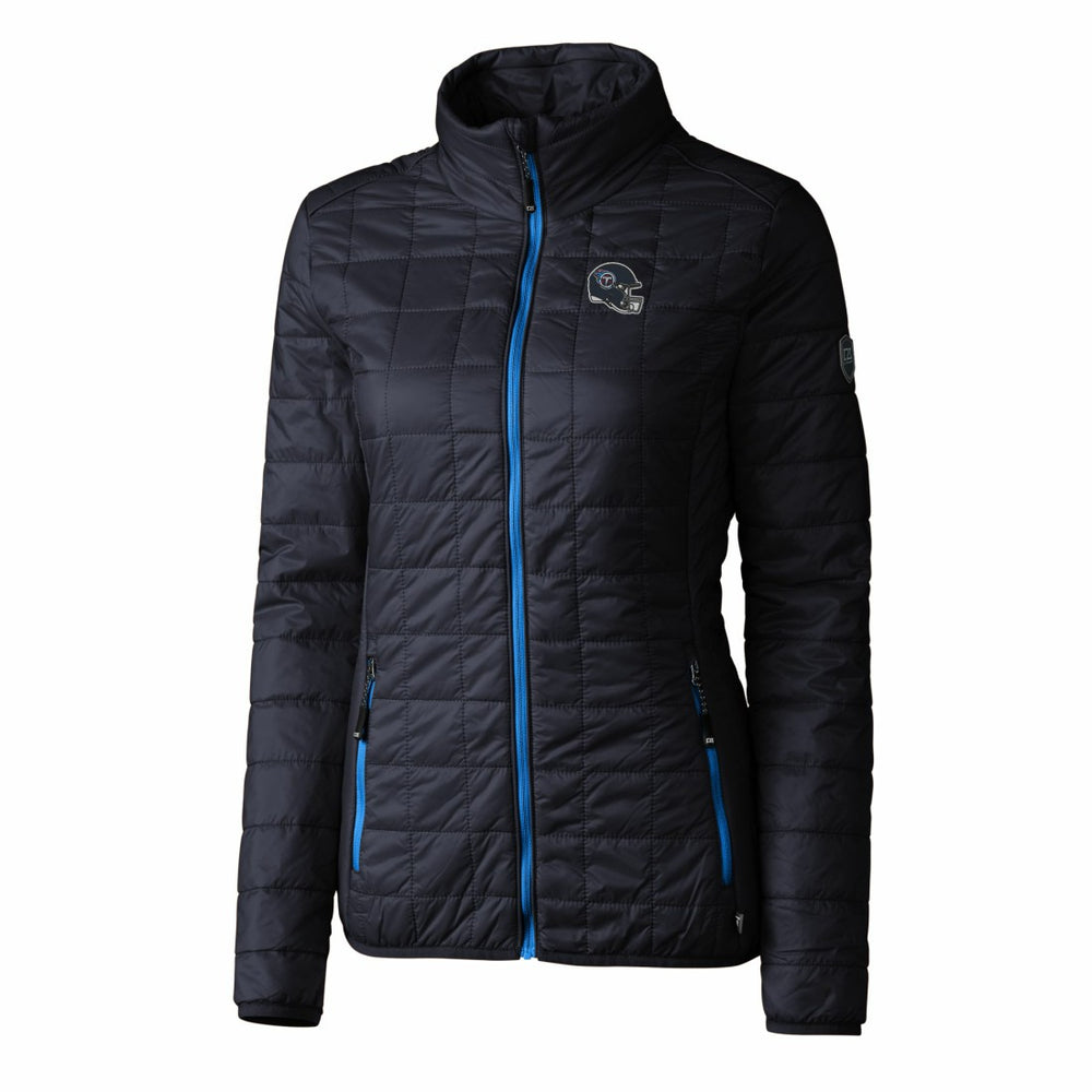 Tennessee Titans Cutter & Buck Women's Helmet Logo Rainier PrimaLoft Eco Insulated Full-Zip Puffer Jacket | NFL US