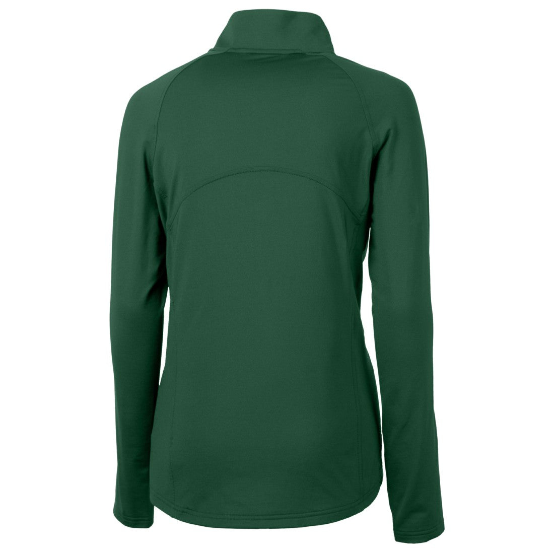 Green Bay Packers Cutter & Buck Women's Helmet Logo Adapt Eco Knit Stretch Recycled Half-Zip Pullover Top | NFL New
