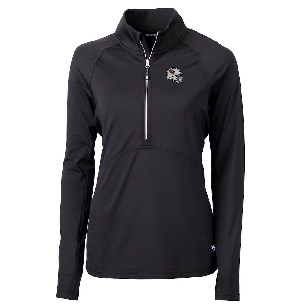 Arizona Cardinals Cutter & Buck Women's Helmet Logo Adapt Eco Knit Stretch Recycled Half-Zip Pullover Top | NFL On sale