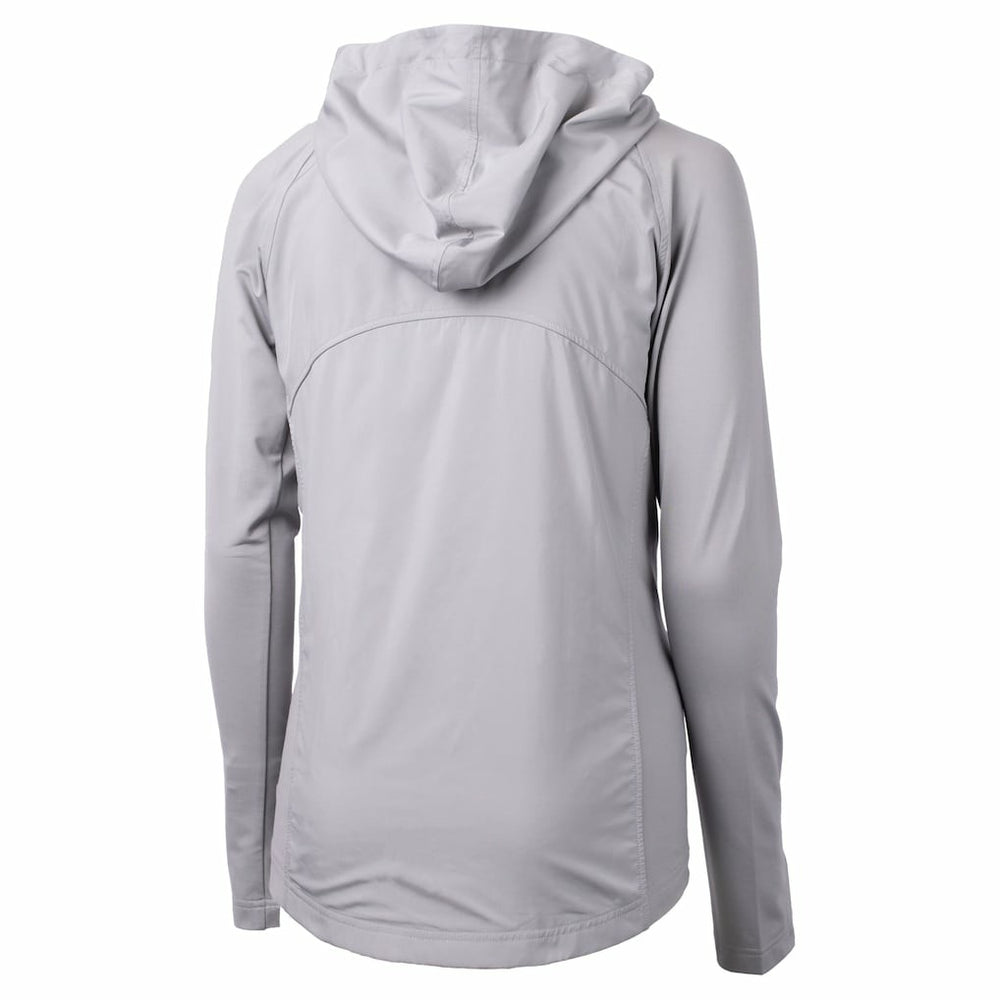 Minnesota Vikings Cutter & Buck Women's Helmet Logo Adapt Eco Knit Hybrid Recycled Full-Zip Hoodie | NFL Sale