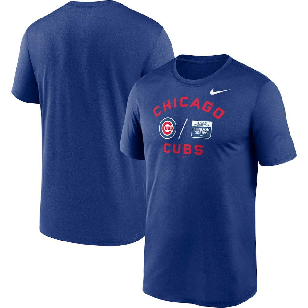 Chicago Cubs Nike 2023 MLB World Tour: London Series Legend Performance T-Shirt - MLB T-shirts