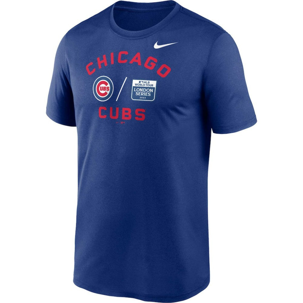 Chicago Cubs Nike 2023 MLB World Tour: London Series Legend Performance T-Shirt - MLB T-shirts