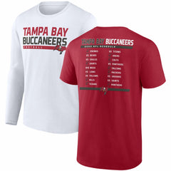 Tampa Bay Buccaneers Two-Pack 2023 Schedule T-Shirt Combo Set | NFL Sale