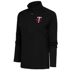 Minnesota Twins Antigua Women's Tribute Half-Zip Pullover Top - MLB Pullover