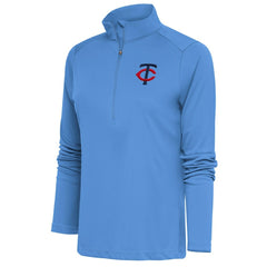 Minnesota Twins Antigua Women's Tribute Half-Zip Pullover Top - MLB Pullover