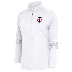 Minnesota Twins Antigua Women's Tribute Half-Zip Pullover Top - MLB Pullover