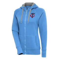 Minnesota Twins Antigua Women's Victory Full-Zip Hoodie - MLB Hoodies
