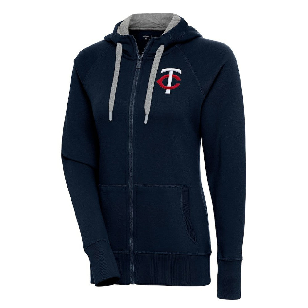 Minnesota Twins Antigua Women's Victory Full-Zip Hoodie - MLB Hoodies