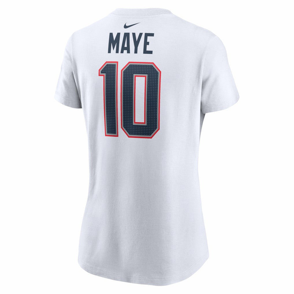 New England Patriots Drake Maye  Women's Player Name & Number T-Shirt | NFL Discount
