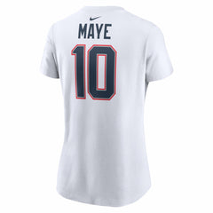 New England Patriots Drake Maye  Women's Player Name & Number T-Shirt | NFL Discount