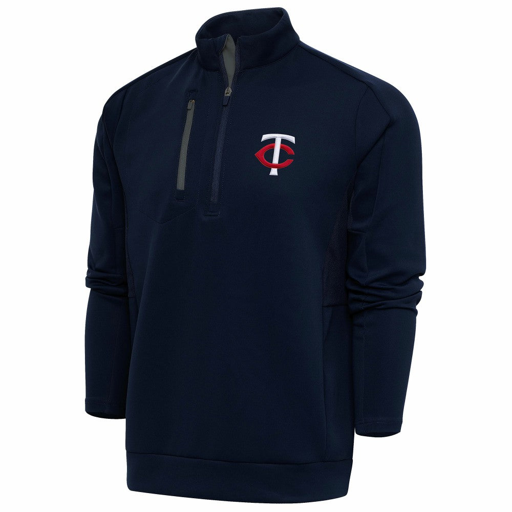 Minnesota Twins Antigua Generation Quarter-Zip Pullover Top - MLB Pullover