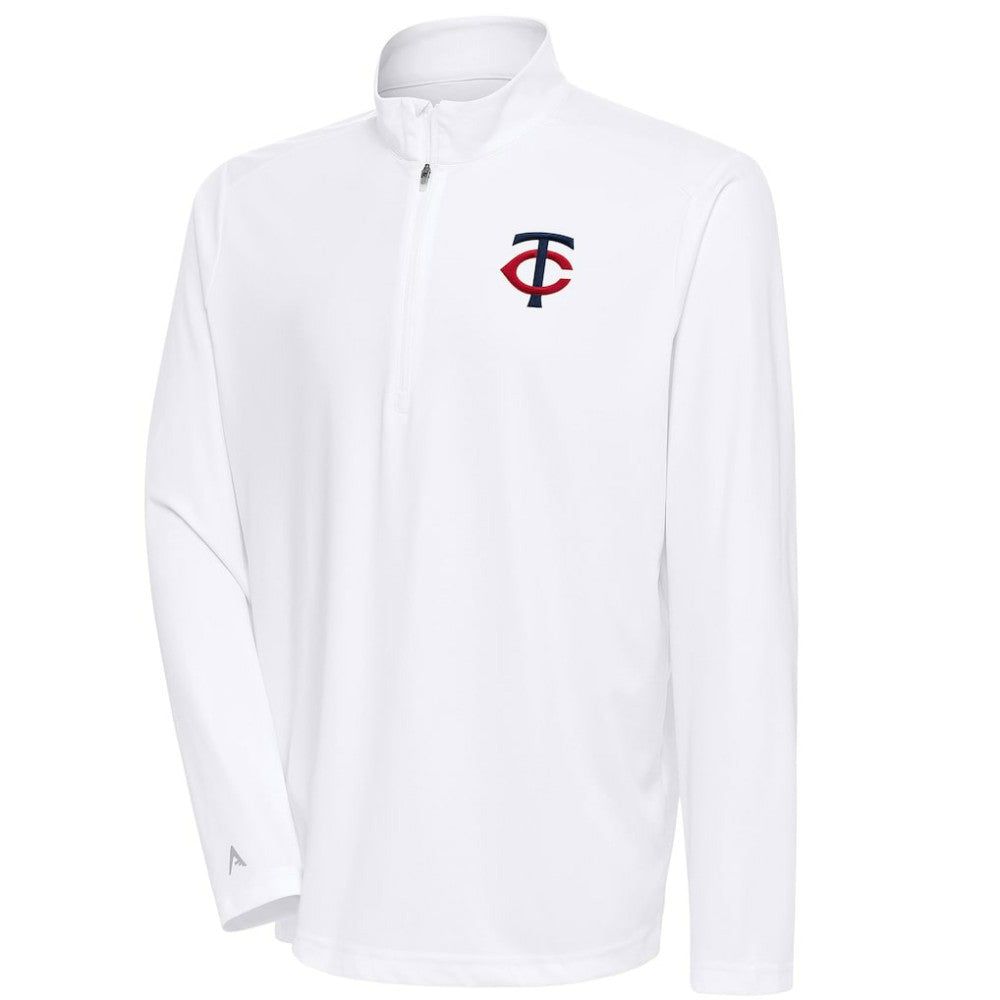 Minnesota Twins Antigua Tribute Quarter-Zip Pullover Top - MLB Pullover
