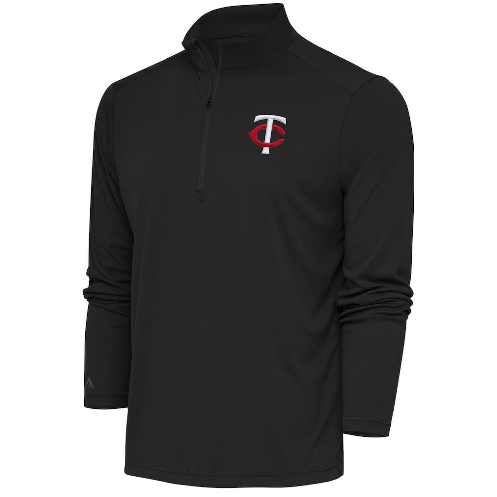 Minnesota Twins Antigua Tribute Quarter-Zip Pullover Top - MLB Pullover