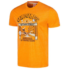 Baltimore Orioles Homage Eutaw Street Hyper Local Tri-Blend T-Shirt - MLB T-shirts