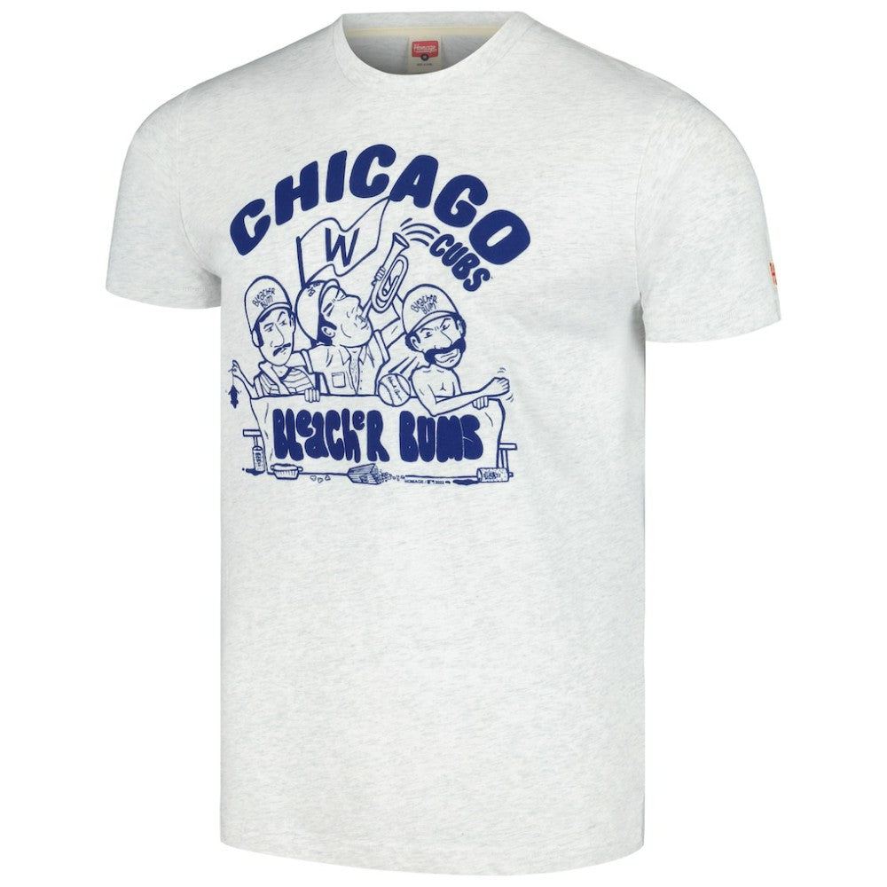 Chicago Cubs Homage Bleacher Bums Hyper Local Tri-Blend T-Shirt - MLB T-shirts