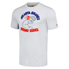 Atlanta Braves Homage Doodle Collection Young Guns Tri-Blend T-Shirt - MLB T-shirts