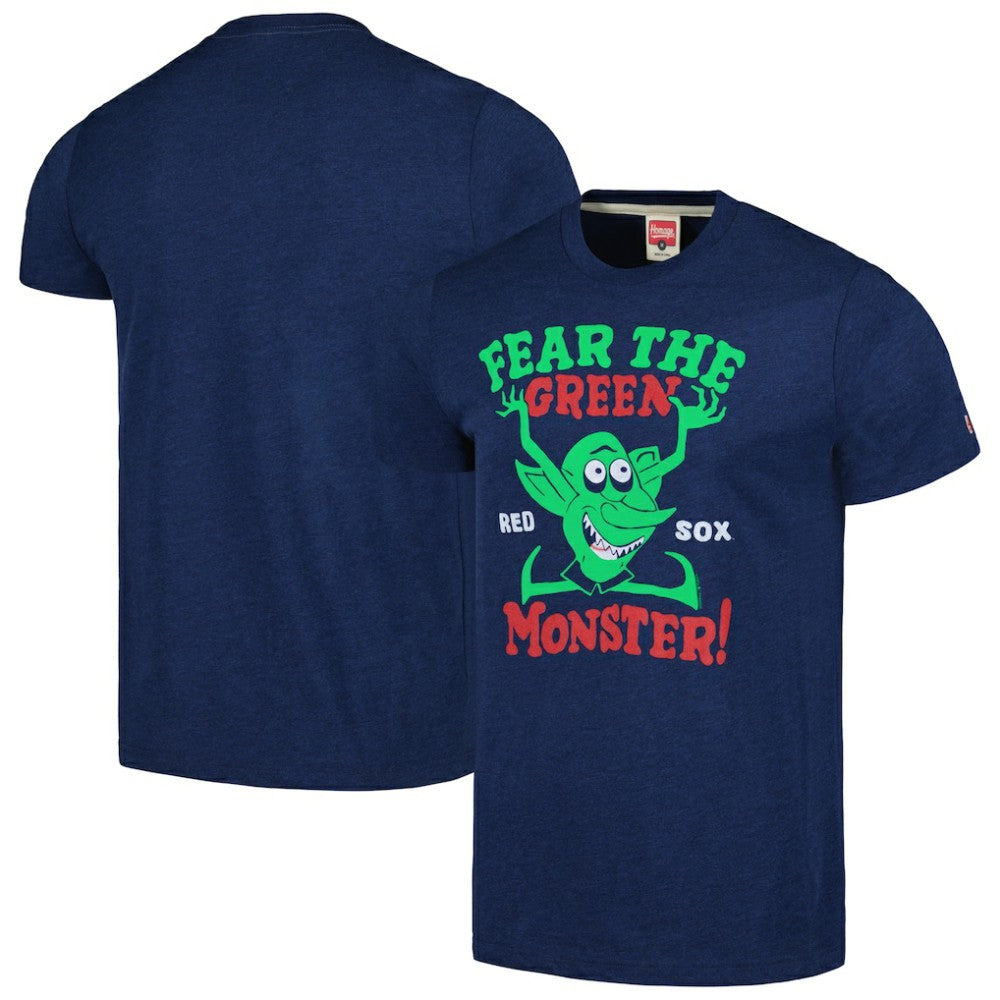 Boston Red Sox Homage Doodle Collection The Green Monster Tri-Blend T-Shirt - MLB T-shirts