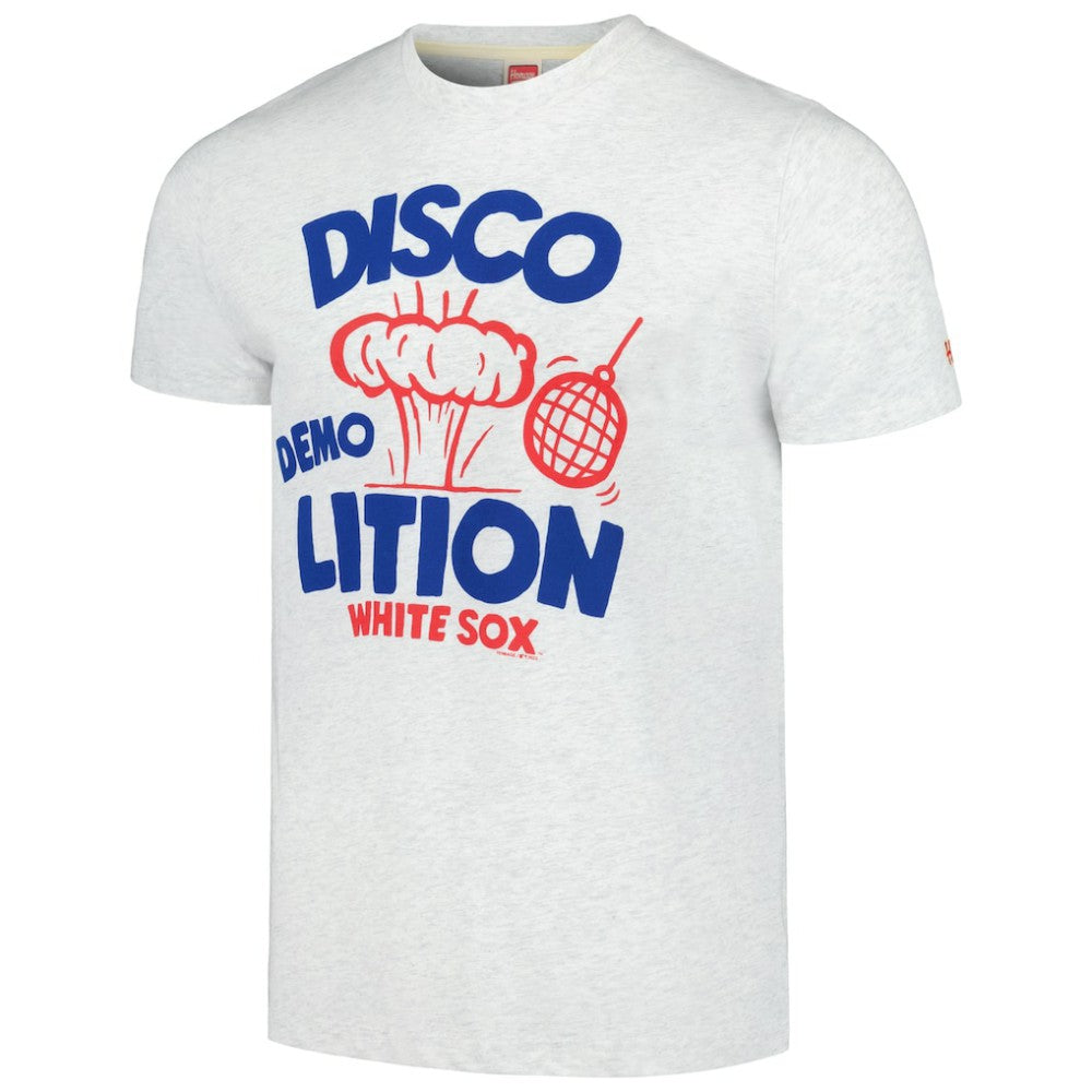 Chicago White Sox Homage Doodle Collection Disco Demolition Tri-Blend T-Shirt - MLB T-shirts