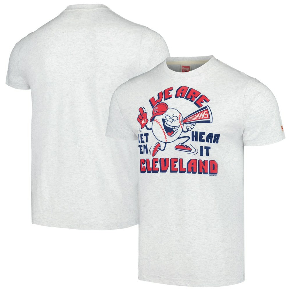 Cleveland Guardians Homage Doodle Collection We Are Cleveland Tri-Blend T-Shirt - MLB T-shirts