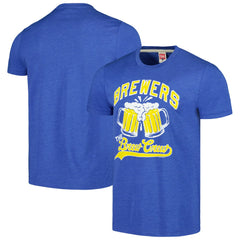 Milwaukee Brewers Homage Doodle Collection The Brew Crew Tri-Blend T-Shirt - MLB T-shirts