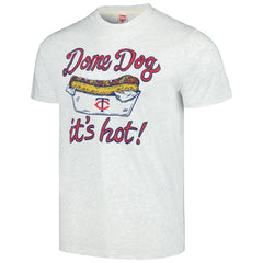Minnesota Twins Homage Doodle Collection Dome Dog Tri-Blend T-Shirt - MLB T-shirts