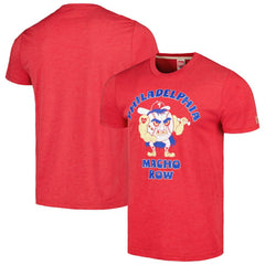 Philadelphia Phillies Homage Doodle Collection Macho Row Tri-Blend T-Shirt - MLB T-shirts