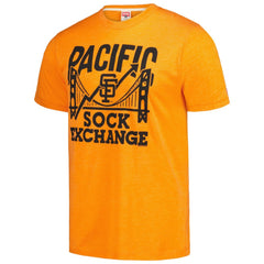 San Francisco Giants Homage Doodle Collection Pacific Sock Exchange Tri-Blend T-Shirt - MLB T-shirts