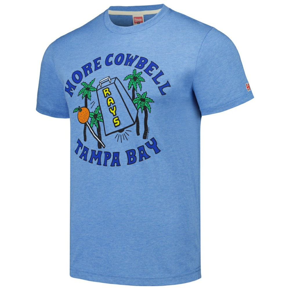 Tampa Bay Rays Homage Doodle Collection More Cowbell Tri-Blend T-Shirt - MLB T-shirts