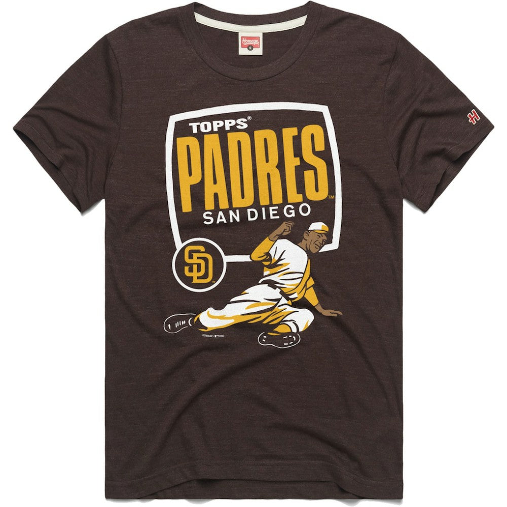 San Diego Padres Homage x Topps Tri-Blend T-Shirt - MLB T-shirts