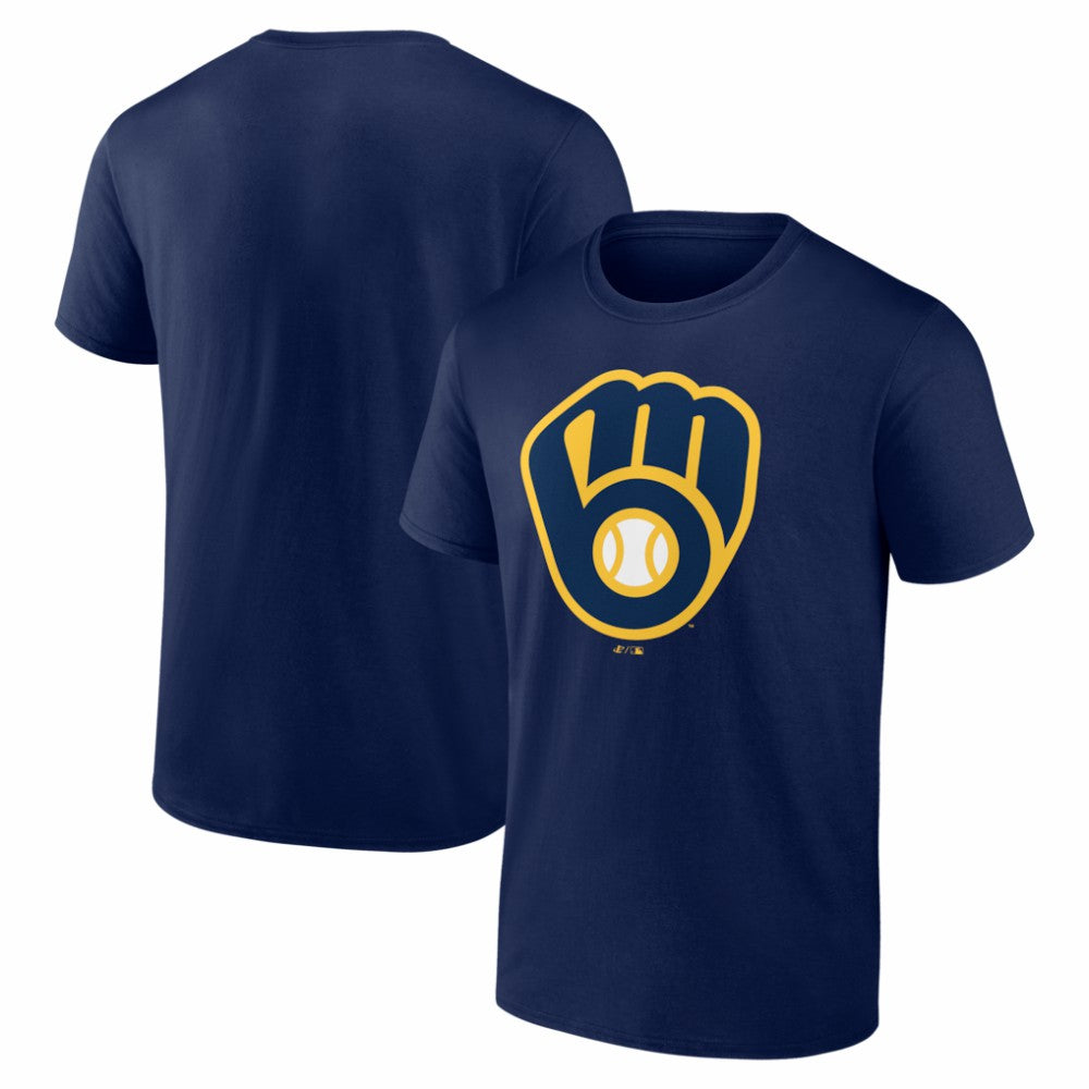 Milwaukee Brewers Logo Athletic Official Logo T-Shirt - MLB T-shirts