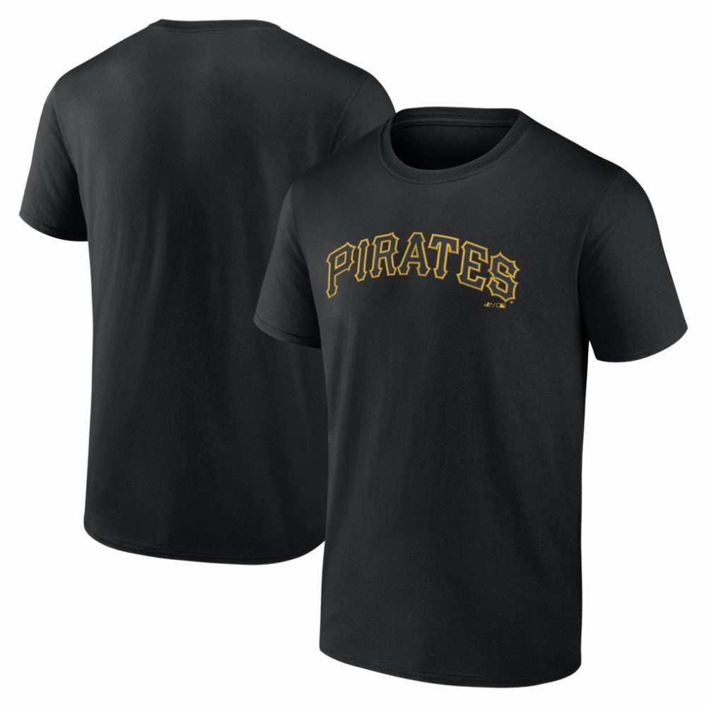 Pittsburgh Pirates Logo Athletic Wordmark T-Shirt - MLB T-shirts