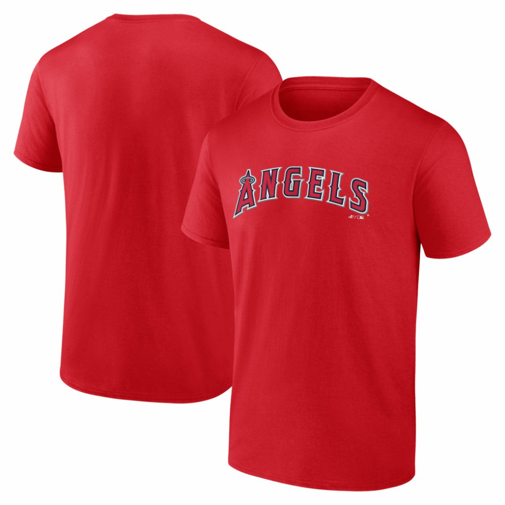 Los Angeles Angels Logo Athletic Wordmark T-Shirt - MLB T-shirts