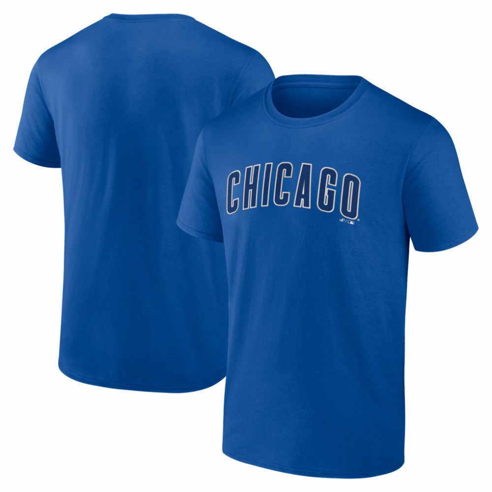 Chicago Cubs Logo Athletic Wordmark T-Shirt - MLB T-shirts