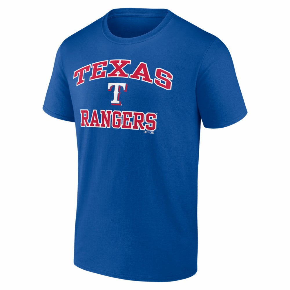 Texas Rangers Logo Athletic Heart and Soul T-Shirt - MLB T-shirts
