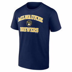 Milwaukee Brewers Logo Athletic Heart and Soul T-Shirt - MLB T-shirts