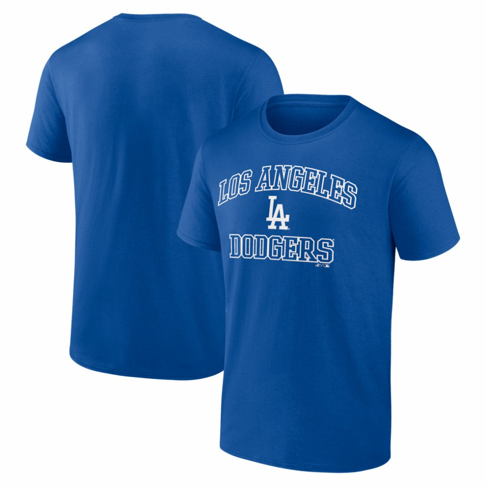 Los Angeles Dodgers Logo Athletic Heart and Soul T-Shirt - MLB T-shirts