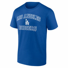 Los Angeles Dodgers Logo Athletic Heart and Soul T-Shirt - MLB T-shirts