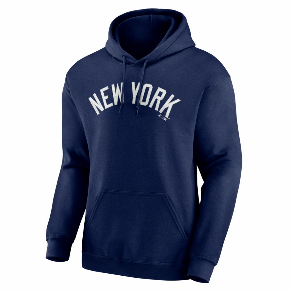 New York Yankees Logo Athletic Wordmark Hoodie - MLB Hoodies