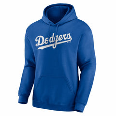 Los Angeles Dodgers Logo Athletic Wordmark Hoodie - MLB Hoodies