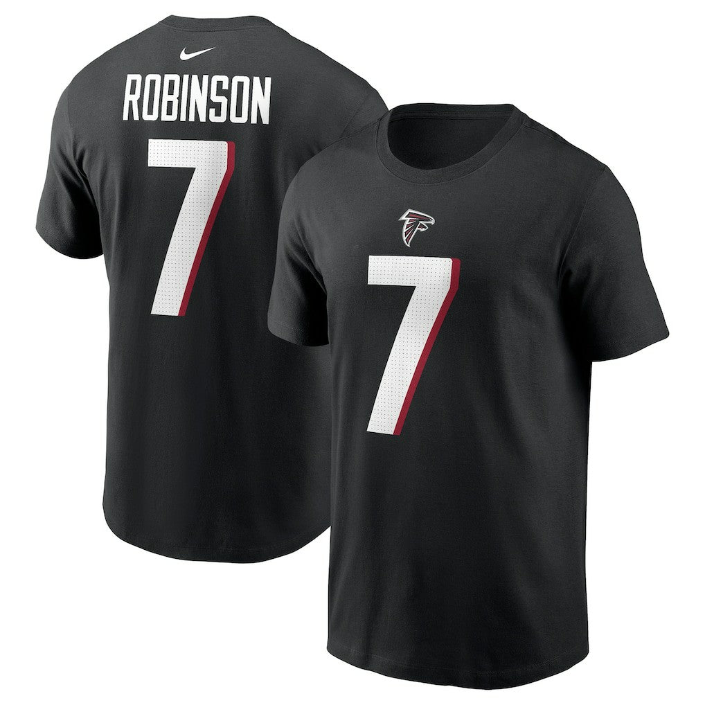 Atlanta Falcons Bijan Robinson  Player Name & Number T-Shirt | NFL Near me