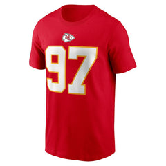 Kansas City Chiefs Felix Anudike-Uzomah  Player Name & Number T-Shirt | NFL Online