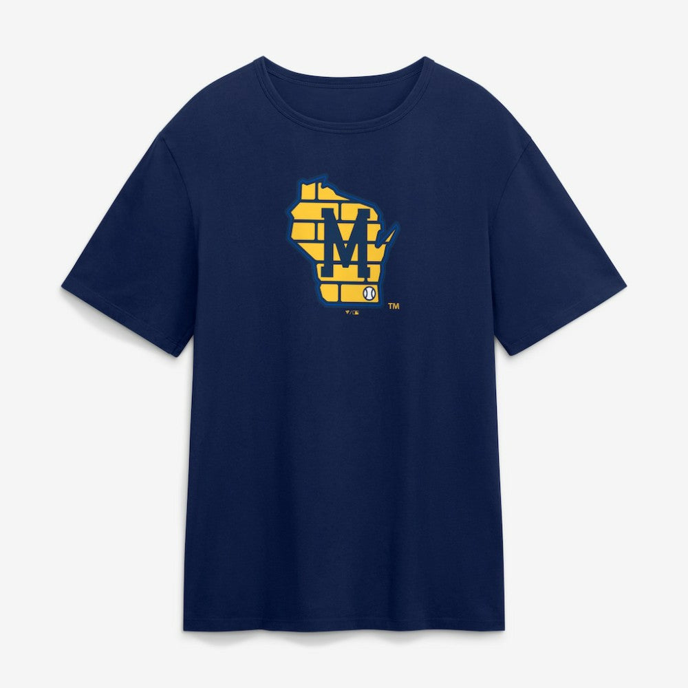 Milwaukee Brewers Fanatics Alternate Logo Legacy T-Shirt - MLB T-shirts