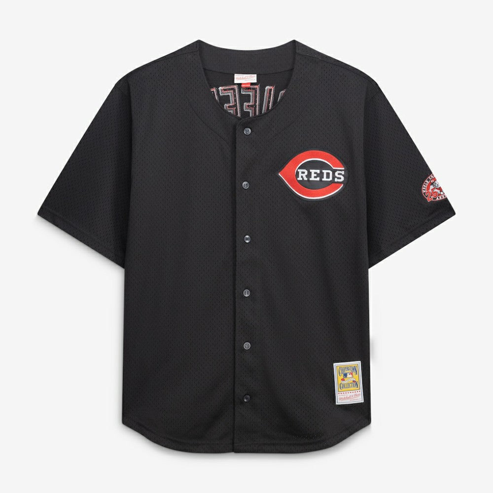 Ken Griffey Jr. Cincinnati Reds Mitchell & Ness Big & Tall Cooperstown Mesh Batting Practice Jersey - MLB Jerseys