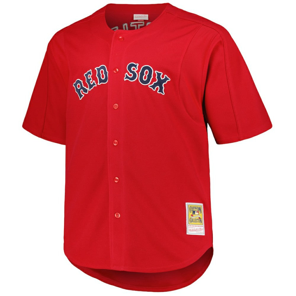 David Ortiz Boston Red Sox Mitchell & Ness Big & Tall Cooperstown Mesh Batting Practice Jersey - MLB Jerseys