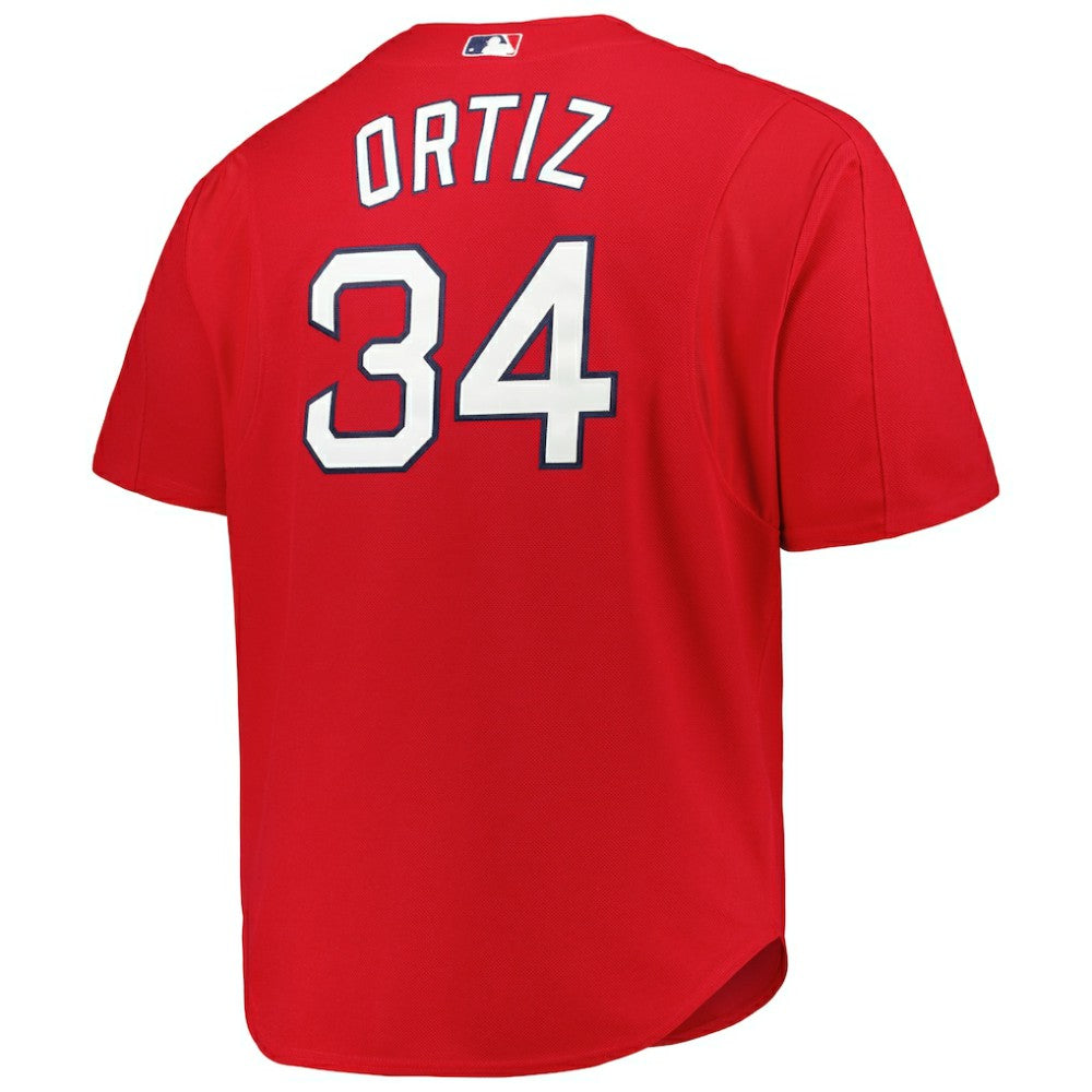 David Ortiz Boston Red Sox Mitchell & Ness Big & Tall Cooperstown Mesh Batting Practice Jersey - MLB Jerseys