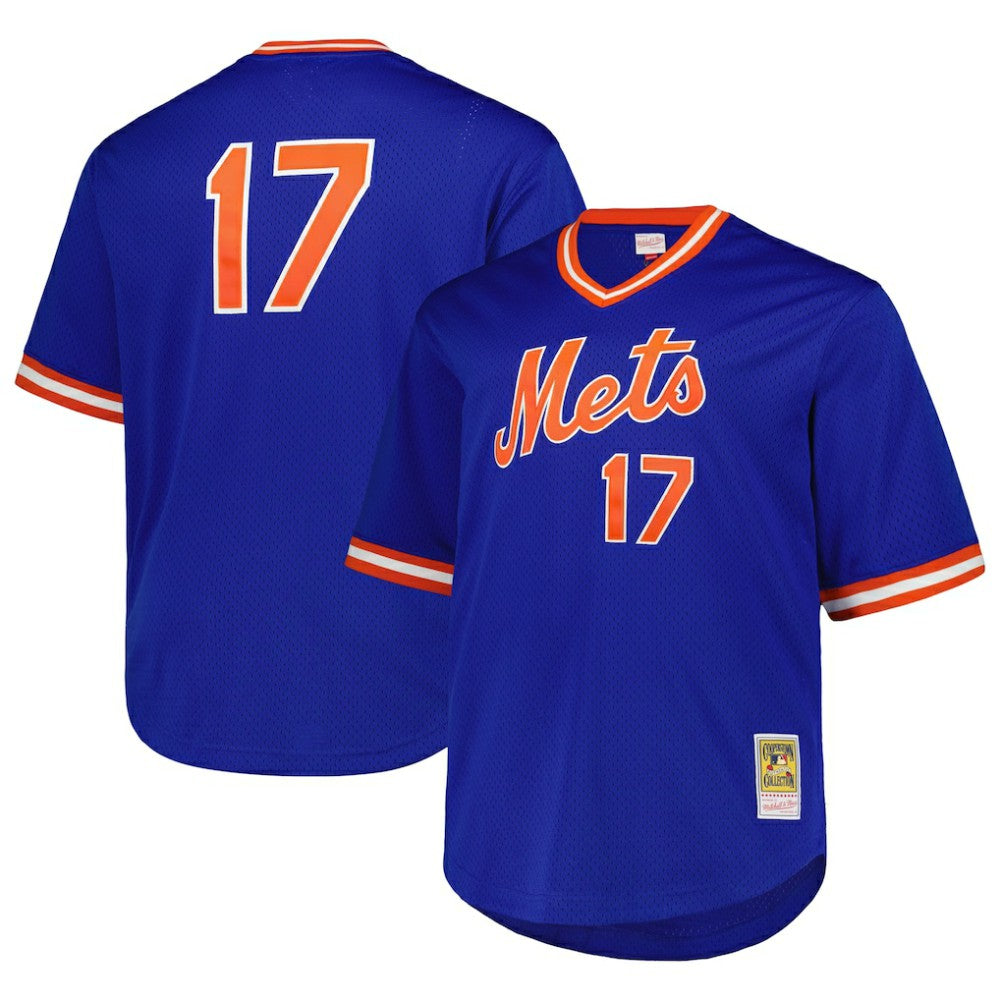 Keith Hernandez New York Mets Mitchell & Ness 1986 Cooperstown Collection Mesh Pullover Jersey - MLB Jerseys