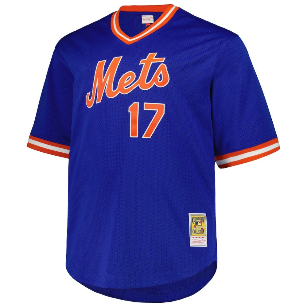 Keith Hernandez New York Mets Mitchell & Ness 1986 Cooperstown Collection Mesh Pullover Jersey - MLB Jerseys
