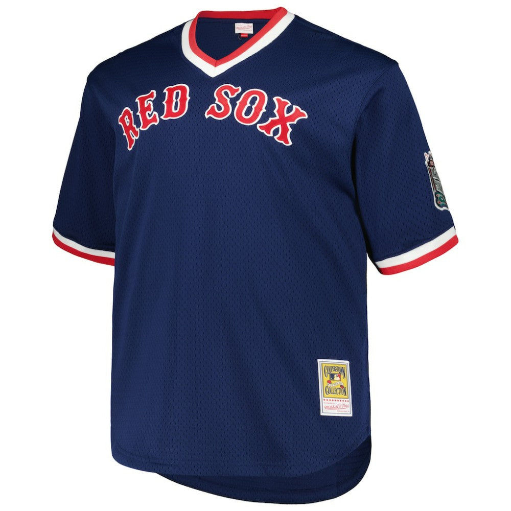 Pedro Martinez Boston Red Sox Mitchell & Ness 1999 Cooperstown Collection Mesh Pullover Jersey - MLB Jerseys