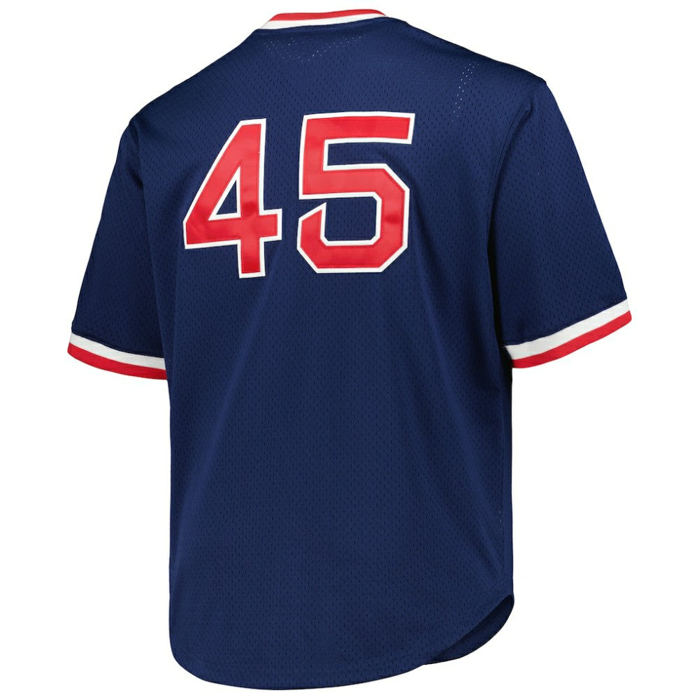 Pedro Martinez Boston Red Sox Mitchell & Ness 1999 Cooperstown Collection Mesh Pullover Jersey - MLB Jerseys